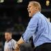 Michigan head coach John Beilein shouts from the sidelines during the second half at Cowboys Stadium in Arlington, Texas on March 29, 2013. Melanie Maxwell I AnnArbor.com
